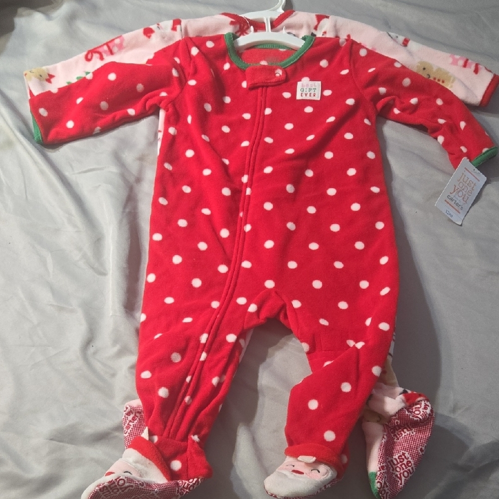 Carter's  Footie One Piece Sleeper, 2 Pack